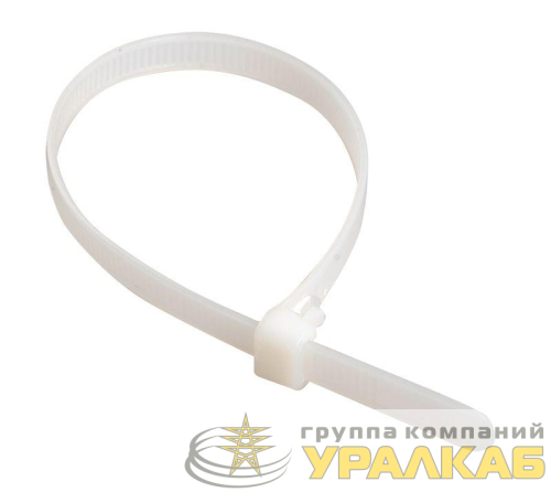 Хомут кабельный 3.6х250 нейл. бел. (уп.100шт) IEK 