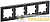 Рамка 4-м BRITE РУ-4-1-БрЧ металл черн. IEK BR-M42-M-K02