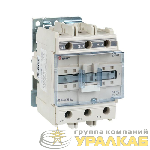 Контактор КМЭ 80А кат. 220В AC 1НО+1НЗ EKF ctr-s-80-220 детальная картинка