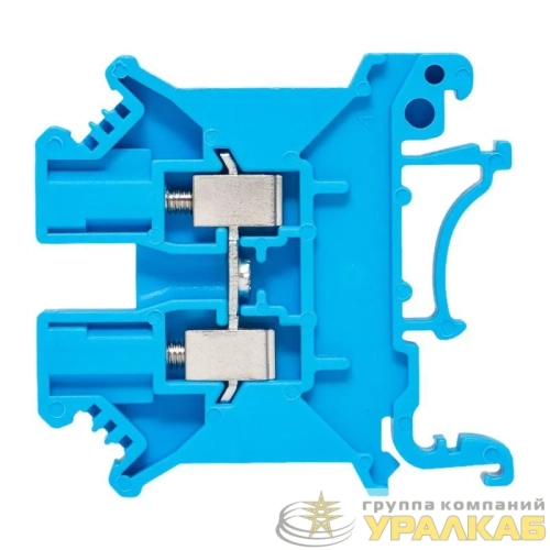 Колодка клеммная винтовая 2.5 UT син. EKF scr-ut-2.5-b детальная картинка