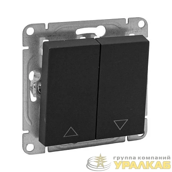 Выключатель для жалюзи Эпика механизм черн. EKF 