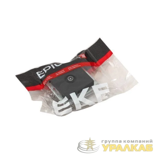 Розетка телевизионная проходная TV СП Эпика механизм черн. EKF UP1-SOB-TV-2 детальная картинка