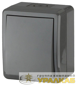 Выключатель 1-кл. ОП Эра Эксперт 10А IP54 11-1401-03 250В 10AX сер. Эра Б0020670