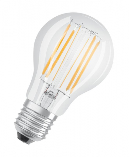 Лампа светодиодная филаментная LED STAR CLASSIC A 75 8W/827 8Вт грушевидная 2700К тепл. бел. E27 1055лм 220-240В прозр. стекло OSRAM 4058075055339