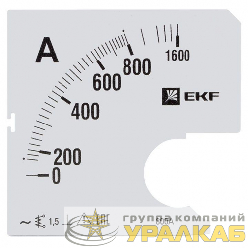 Шкала сменная для A961 800/5А-1.5 PROxima EKF s-a961-800