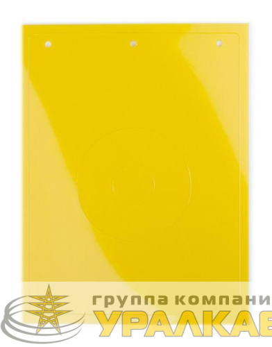 Табличка полужесткая для маркировки кнопок аварийного останова ПВХ желт. (уп.10шт) DKC TAEM062Y детальная картинка