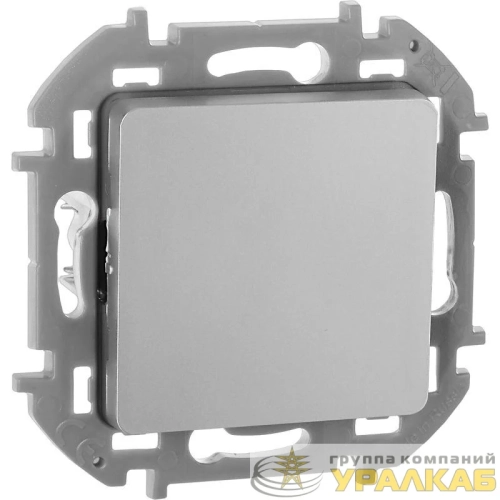 Выключатель 1-кл. Inspiria 10А IP20 250В 10AX механизм алюм. IEK 673602 детальная картинка