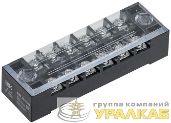 Блок зажимов БЗН ТВ-1506 1.5кв.мм 15А 6 пар IEK YZN41-06-001-K02