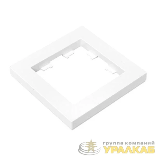 Рамка 1-м Эпика пластик бел. EKF 