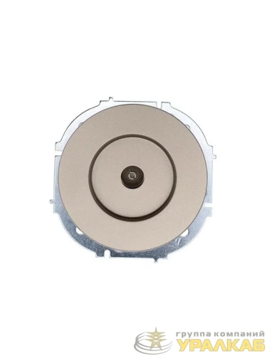 Розетка телевизионная оконечная СП OSEN механизм титан LEZARD 743-3788-130 детальная картинка