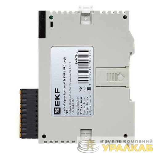 Модуль ввода сигналов тензодатчиков EMF 1 PRO-Logic (без поверки) EKF EMF-TZ-1 детальная картинка
