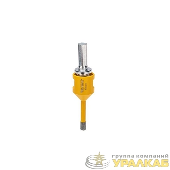 Коронка алмазная профессиональная по керамограниту и железобетону М14 вакуумное спекание 6мм для УШМ Kranz 