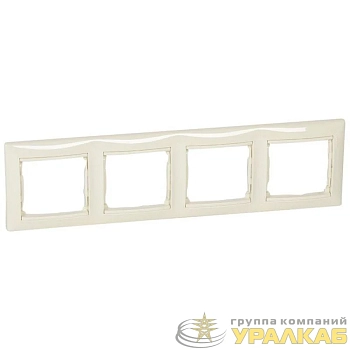Рамка 4-м Valena горизонт. сл. кость (DIY-упак.) IEK 695634 Рамка 4-м Valena горизонт. сл. кость (DIY-упак.) IEK 695634