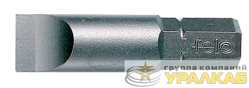 Бита специальная плоская шлицевая Industrial SL5.5х0.8 длина 32мм посадка С8 5/16дюйм (уп.10шт) FELO 07051410