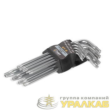 Набор ключей TORX КТ-9 (Т10-Т50) КВТ 79202