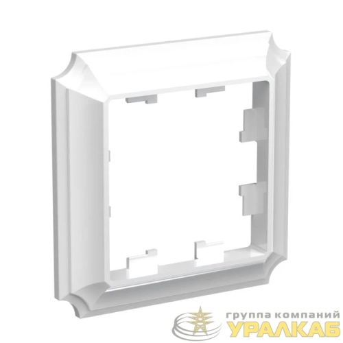 Рамка 1-пост. AtlasDesign Antique бел. SE ATN100101 детальная картинка