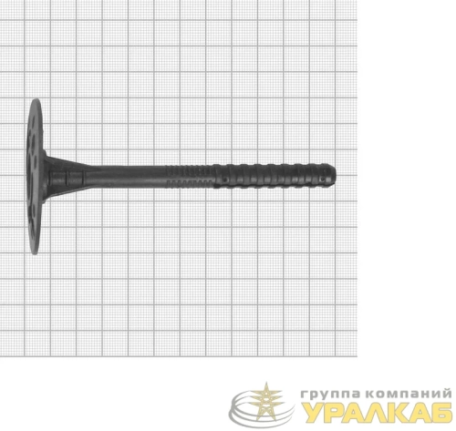 Дюбель для теплоизоляции с мет. гвоздем 10х120 EcoPlast 154330 детальная картинка