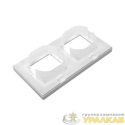 Рамка 2-м Эпика IP44 пластик алюм. EKF 