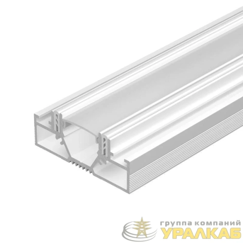 Профиль STRETCH-20-CEIL-D-CENTER-2000 WHITE L2000 алюм. Arlight 