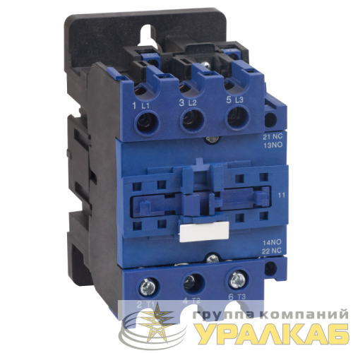 Контактор OptiStart E LC1E80M5 80А кат. 220В AC 1НО+1НЗ КЭАЗ 