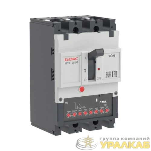 Выключатель автоматический 3P 250А 100кА pro MNX250M при AC415V расцепитель ETS YON 