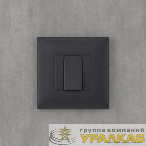 Диммер кнопочный СП для LED ламп Avanti "Черный матовый" DKC 4412343