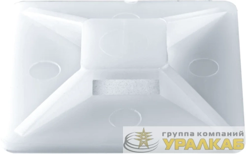 База монтажная самоклеящаяся OFP-30-100-WH 30х30 бел. (уп.100шт) ОНЛАЙТ 90748 детальная картинка