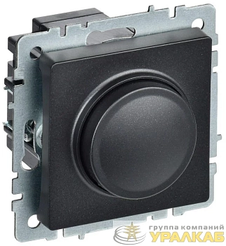 Светорегулятор СП BRITE пов-наж. 600Вт СС10-1-0-БрЧ механизм черн. IEK BR-D20-0600-K02