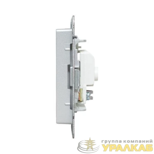 Розетка телевизионная TV 1-м СП Эпика механизм алюм. EKF 