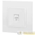 Розетка компьютерная Elegance 14-3107-01М RJ45 матов. бел. Эра Розетка компьютерная Elegance 14-3107-01М RJ45 матов. бел. Эра