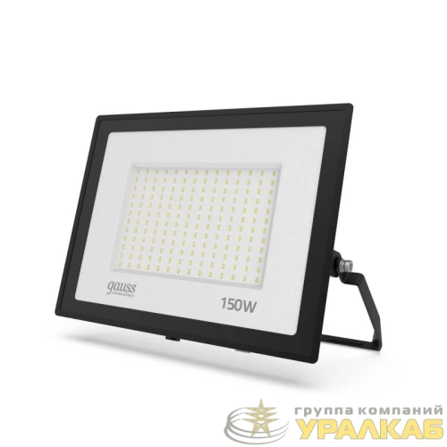 Прожектор светодиодный Elementary 150Вт IP65 6500К 12750лм PROMO G3 черн. GAUSS 