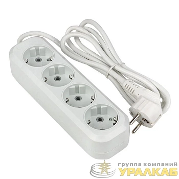 Удлинитель 4х3м с заземл. 16А IP20 Эксперт 3.0кВт ПВС 3х1 PROxima EKF UBA16-310-4-03