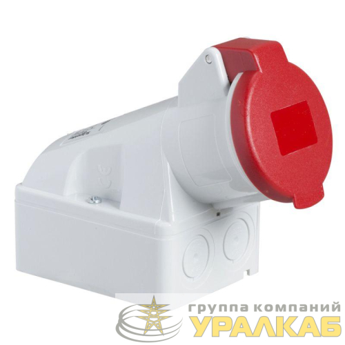 Розетка настенная 32А 380В 3P+N+E винт. клеммы IP44 SchE 83121 детальная картинка