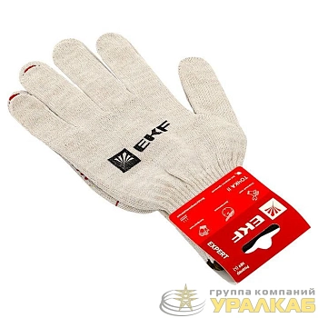 Перчатки рабочие ТОЧКА II с ПВХ-покрытием (10 класс 9 разм) Expert EKF pe13ct-9-pro