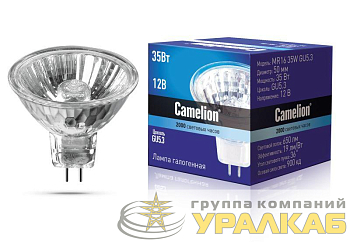 Лампа галогенная MR16 35Вт 12В Camelion 2931