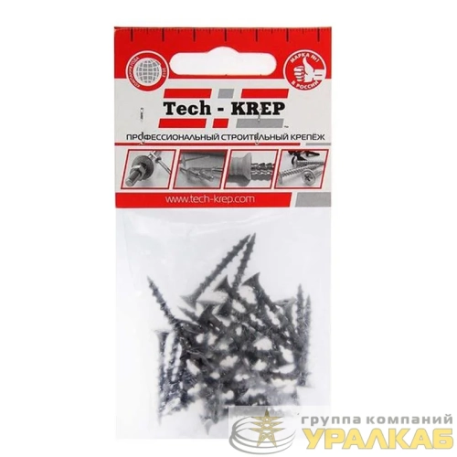 Саморез 3.8х32 гипсокартон-дерево (уп.30шт) пакет Tech-Krep 102371 детальная картинка
