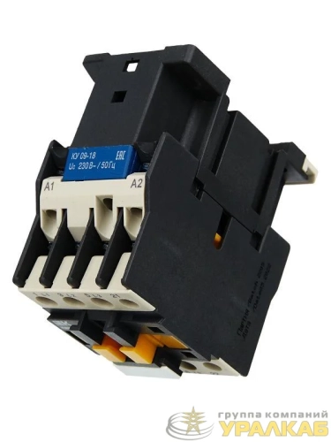 Контактор КМИ-11811 18А 230В/АС3 1НЗ IEK KKM11-018-230-01 детальная картинка