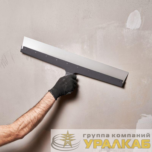Шпатель фасадный 600мм нержавеющая сталь пластмас. ручка Rexant 89-0211 детальная картинка