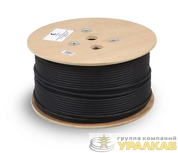 Кабель витая пара UTP (U/UTP) кат.5E 4 пары 24 AWG ОЖ для внешн. прокладки PE-UV (305м) Cabeus 11246c