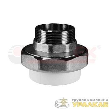 Муфта комб. разъем. (американка) с наружной резьбой 20х1/2дюйм (175/25) VALFEX 10156015