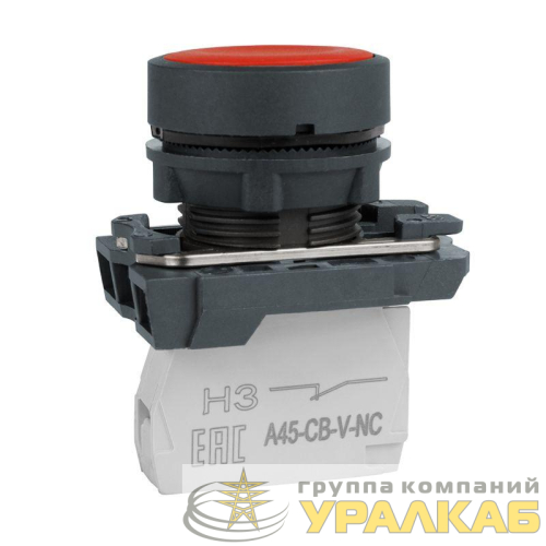 Кнопка OptiSignal D22 C5-P-401 красн. пластик 1НЗ XB5AA42 КЭАЗ 332182