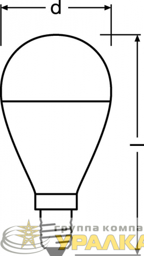 Лампа светодиодная LED Value LVCLP75 10SW/840 шар матовая E14 230В 10х1 RU OSRAM 4058075579743
