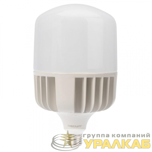Лампа светодиодная высокомощная 100Вт 4000К нейтр. бел. E27 9500лм с переходником на E40 Rexant 604-151