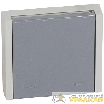Розетка 1-м СП Plexo 20А IP44 400В 3P+E сер. Leg 055706