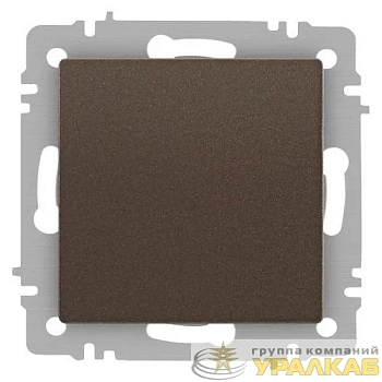 Кнопка Accent 6-109-08 10А-250В IP20 СУ бронза Intro 