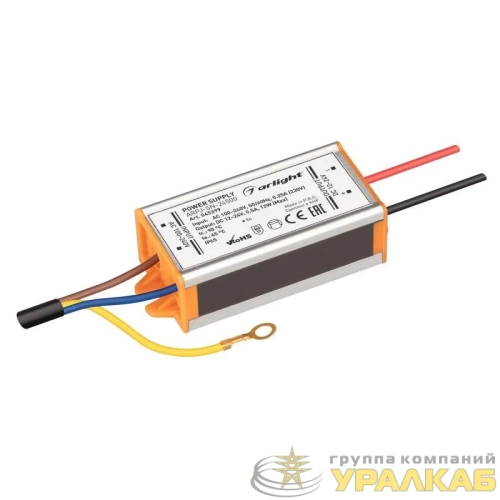 Блок питания ARPJ-SN-24500 (12Вт 12-24В 500мА) IP65 металл Arlight 045399 детальная картинка