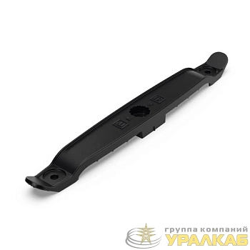 Держатель плоского кабеля двусторонний для прямого монтажа на 8 мест (уп.20шт) черн. Промрукав 