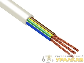 Провод TOKOV ELECTRIC ПВС 3х0.75 (2х0.75+1х0.75) 380В Б (уп.50м) 