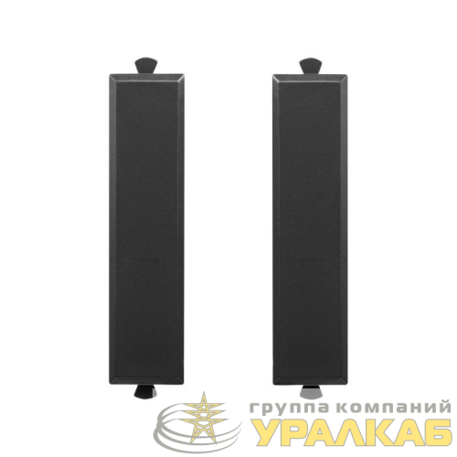 Комплект модульных заглушек 0.5мод. Avanti "Черный матовый" (уп.2шт) DKC 4412995 детальная картинка
