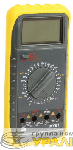 Мультиметр цифровой Professional MY61 IEK TMD-5S-061 детальная картинка